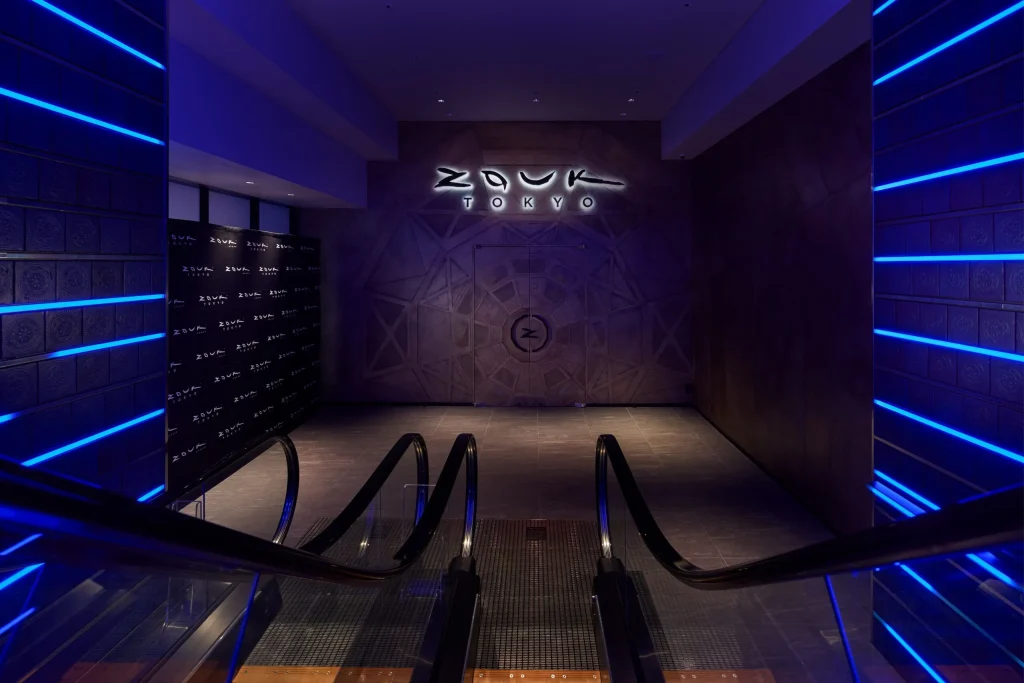 zouk tokyo entrance