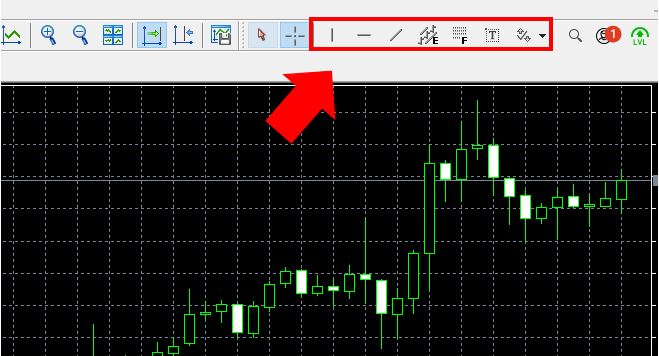 ライン類を表示する方法①