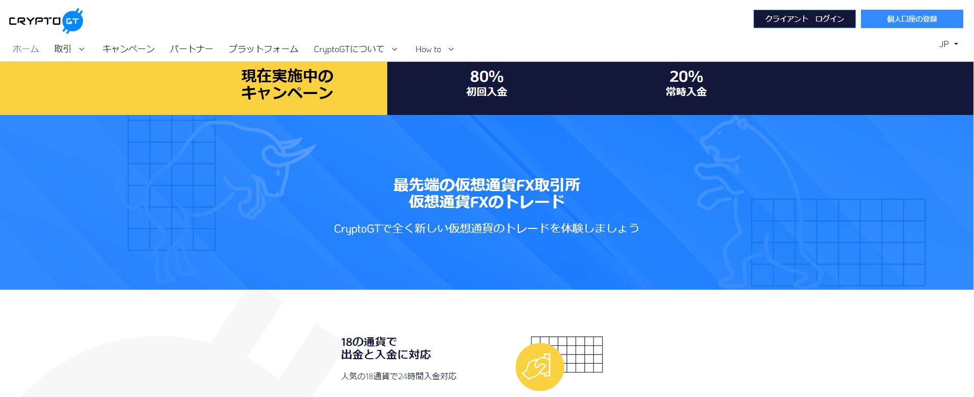 おすすめの仮想通貨FX海外取引所CryptoGT(クリプトGT)