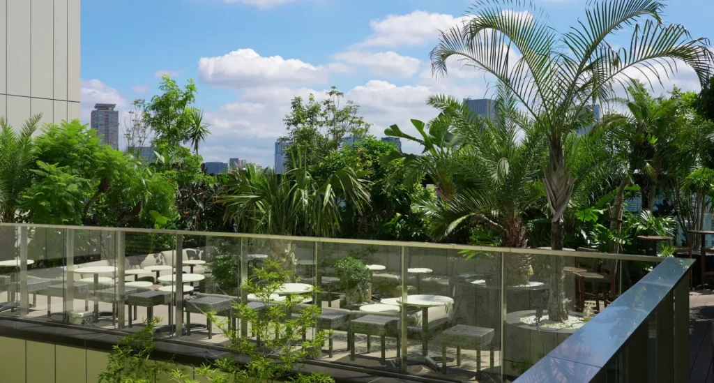 seating area of The Top at The Aoyama Grand Hotel