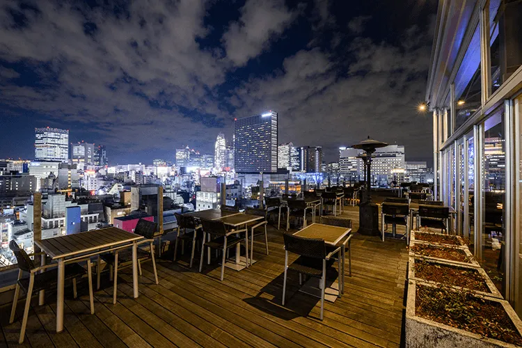 seating area of Roof Top Bar and Terrace G