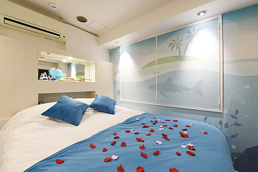 A Room of Hotel Marine Blue