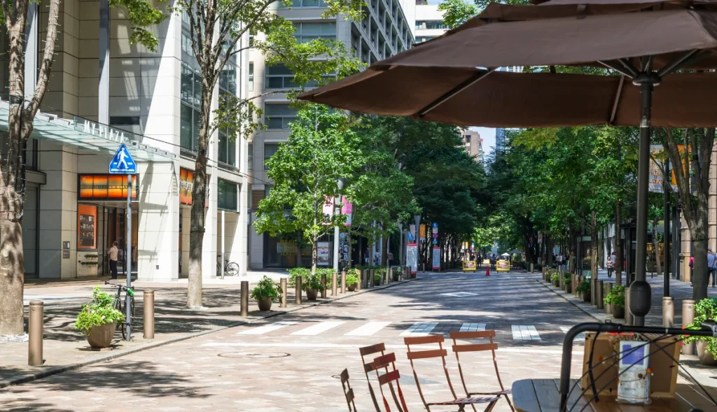 The view of Marunouchi