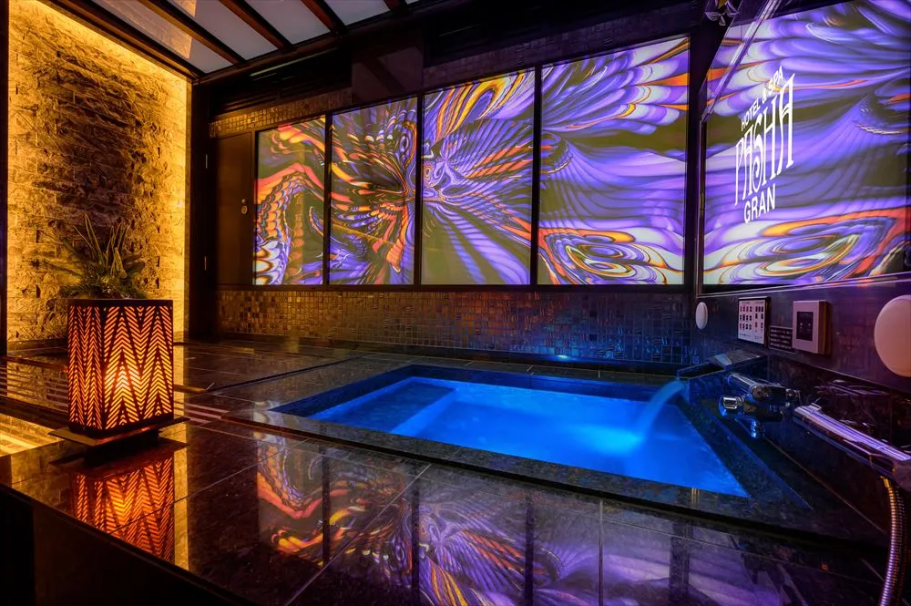 A bath room in Hotel Pasha Gran