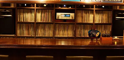 Interior of Record bar 33 1/3rpm