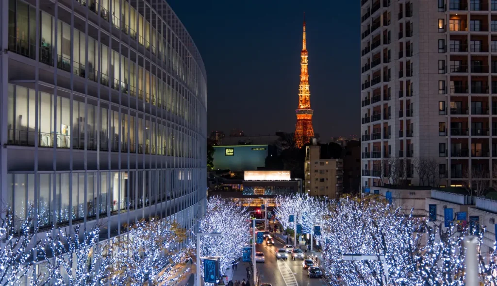 View of tokyo tower